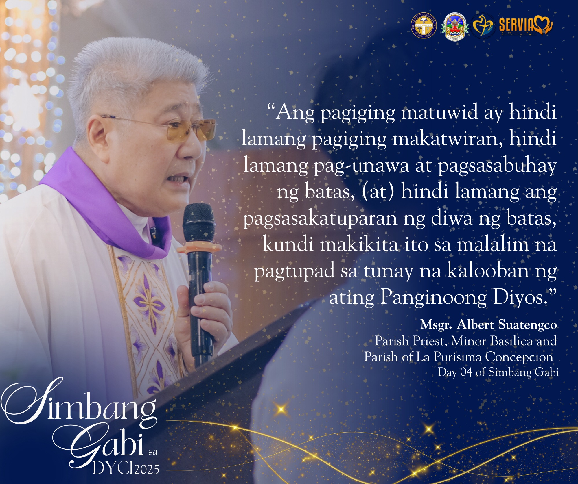Dr. - “Ang pagiging matuwid ay hindi lamang pagiging makatwiran, hindi ...