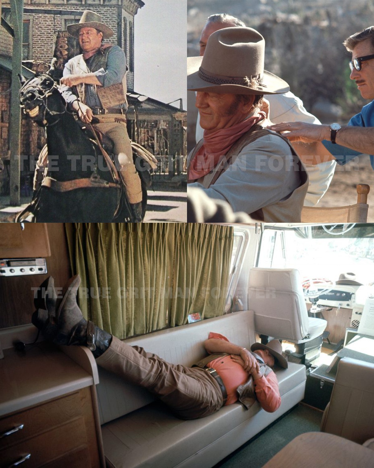 The True - John Wayne Could Only Film ‘Rio Lobo’ Using 1 Side of His ...