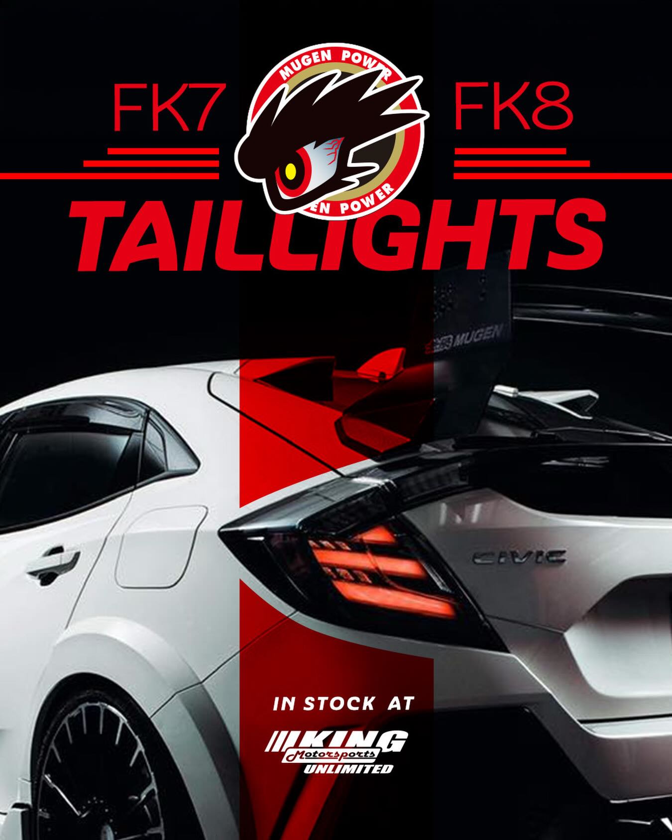 Transform Your 10th Gen: Mugen LED Taillights In Stock! Looking to