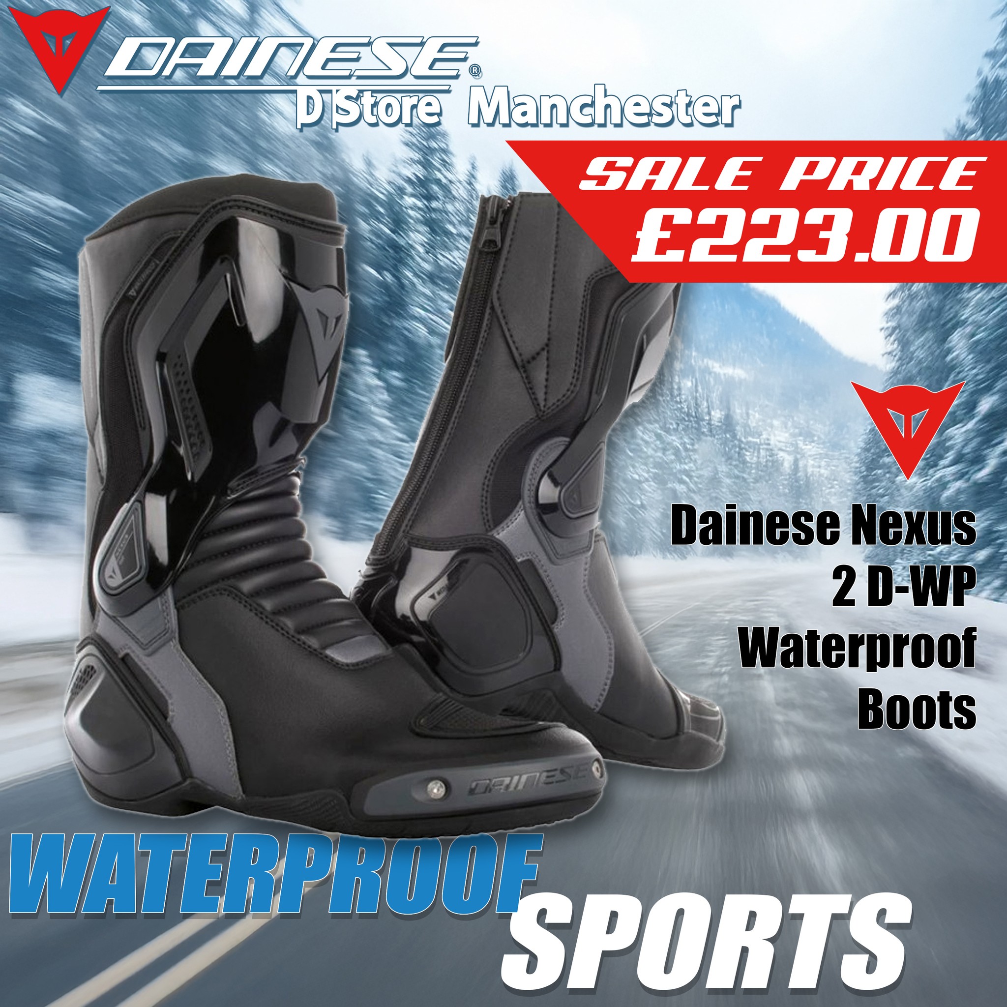Buy your new Waterproof Sports boots NOW!! In stock, in store and 