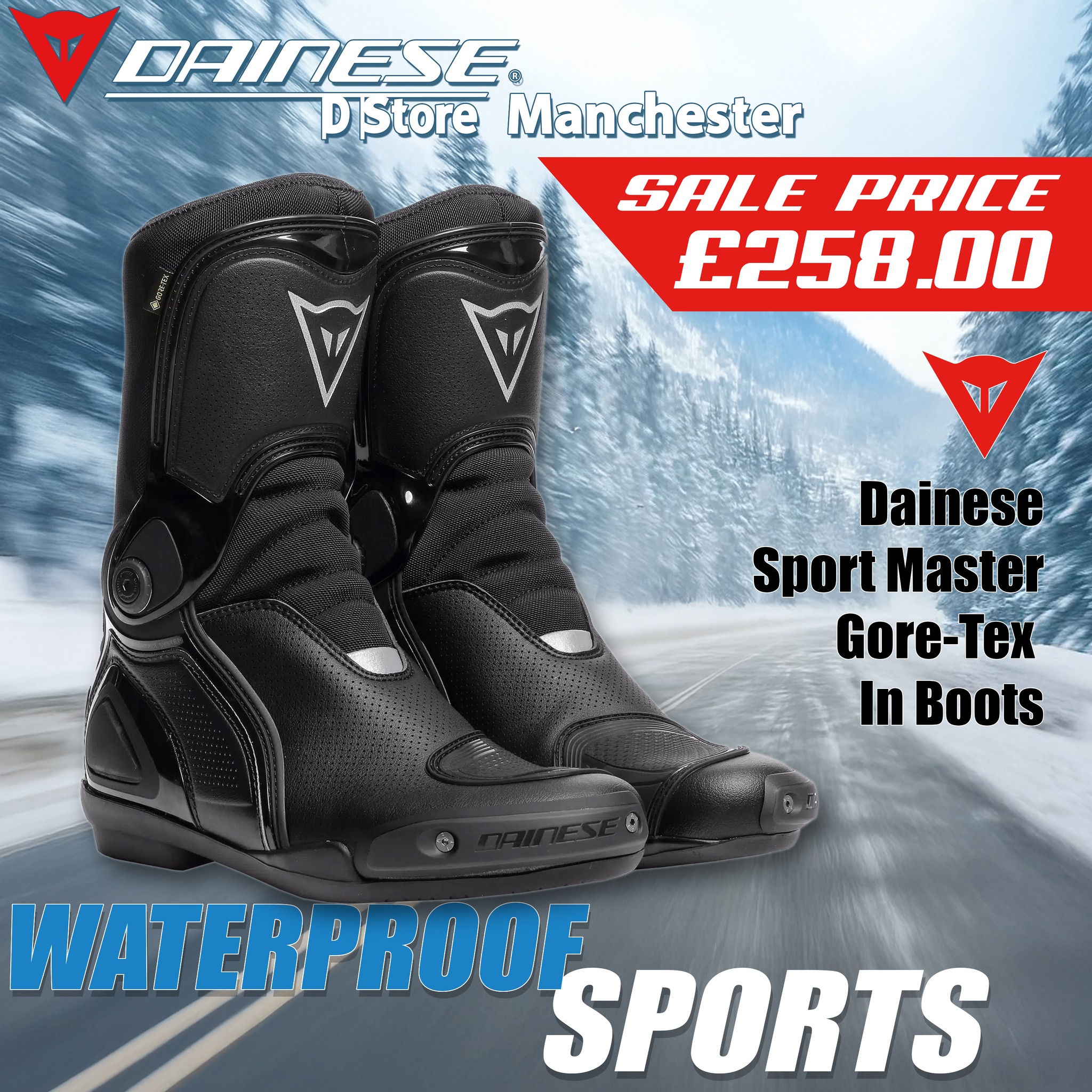 Buy your new Waterproof Sports boots NOW!! In stock, in store and 