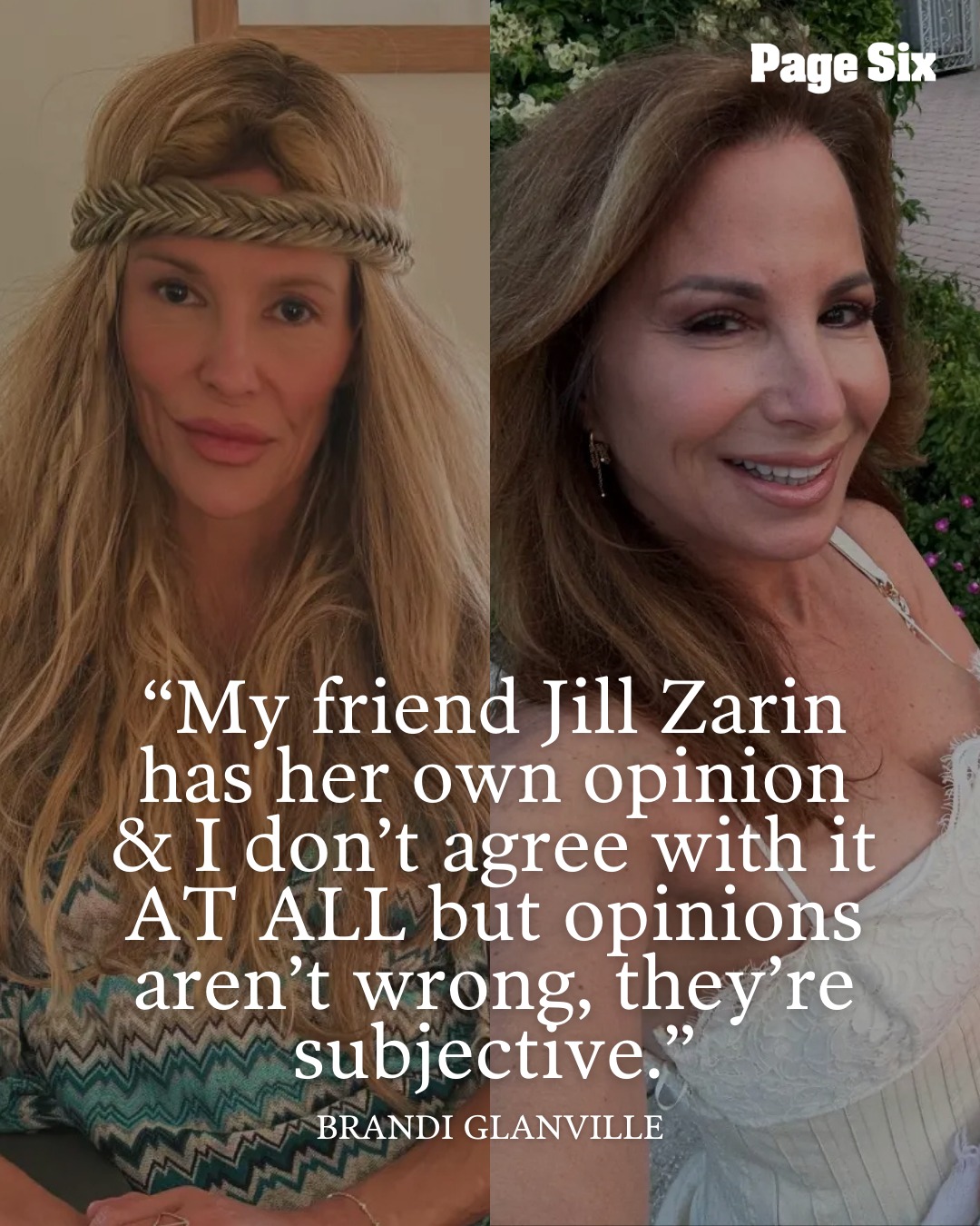 Page Six - Brandi Glanville defended Jill Zarin after the... | Facebook