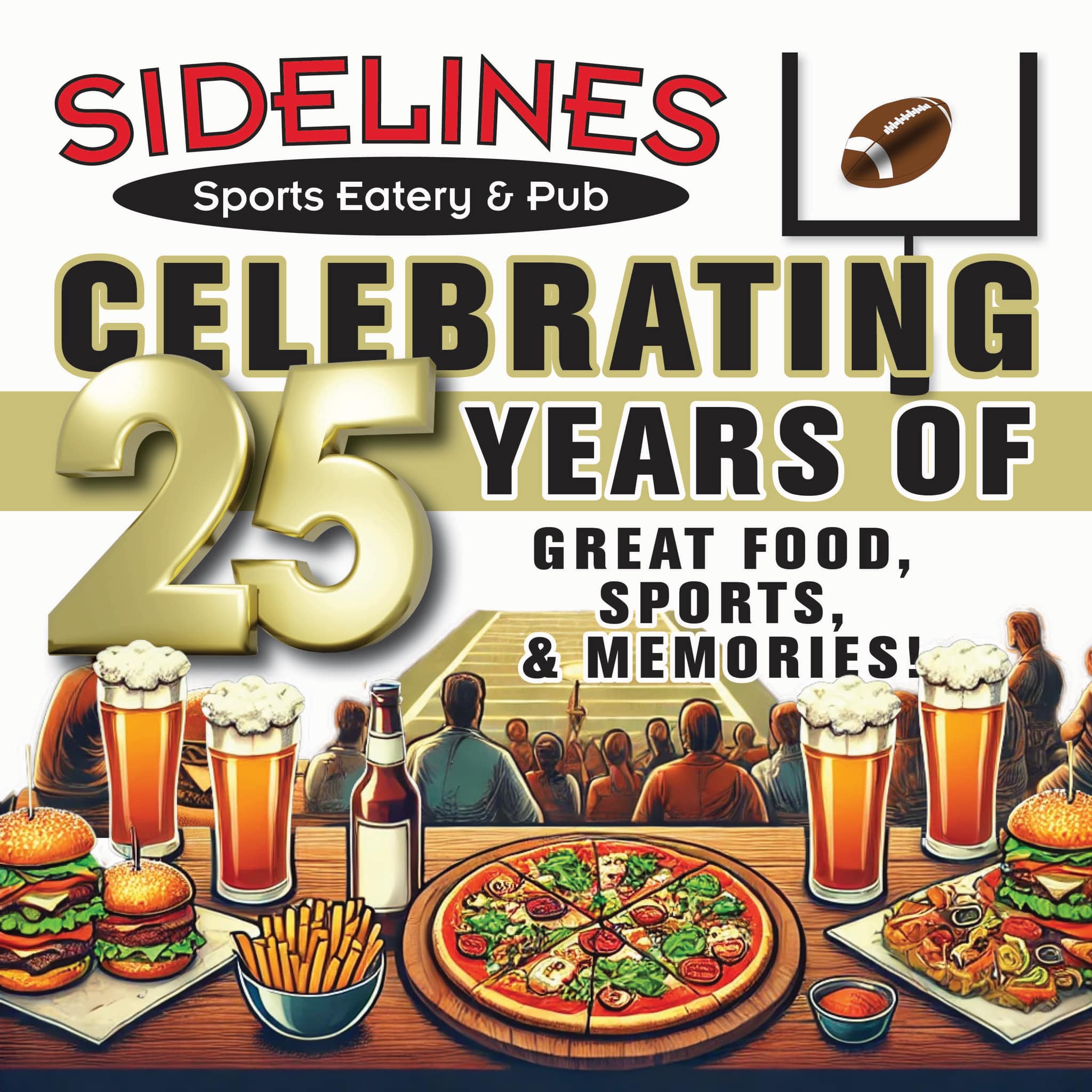 Sidelines - **🎉 Celebrating 25 Years of Sidelines Memories! 🏆🍻** For ...
