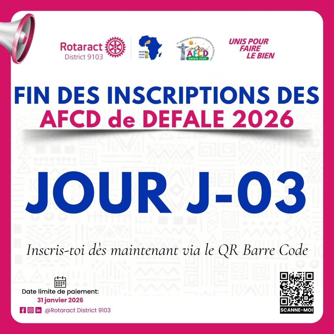 Rotaract - ⏰ 𝐉𝐎𝐔𝐑 𝐉-3 : 𝐃𝐞𝐫𝐧𝐢𝐞̀𝐫𝐞 𝐥𝐢𝐠𝐧𝐞 𝐝𝐫𝐨𝐢𝐭𝐞 ! Les inscriptions pour ...