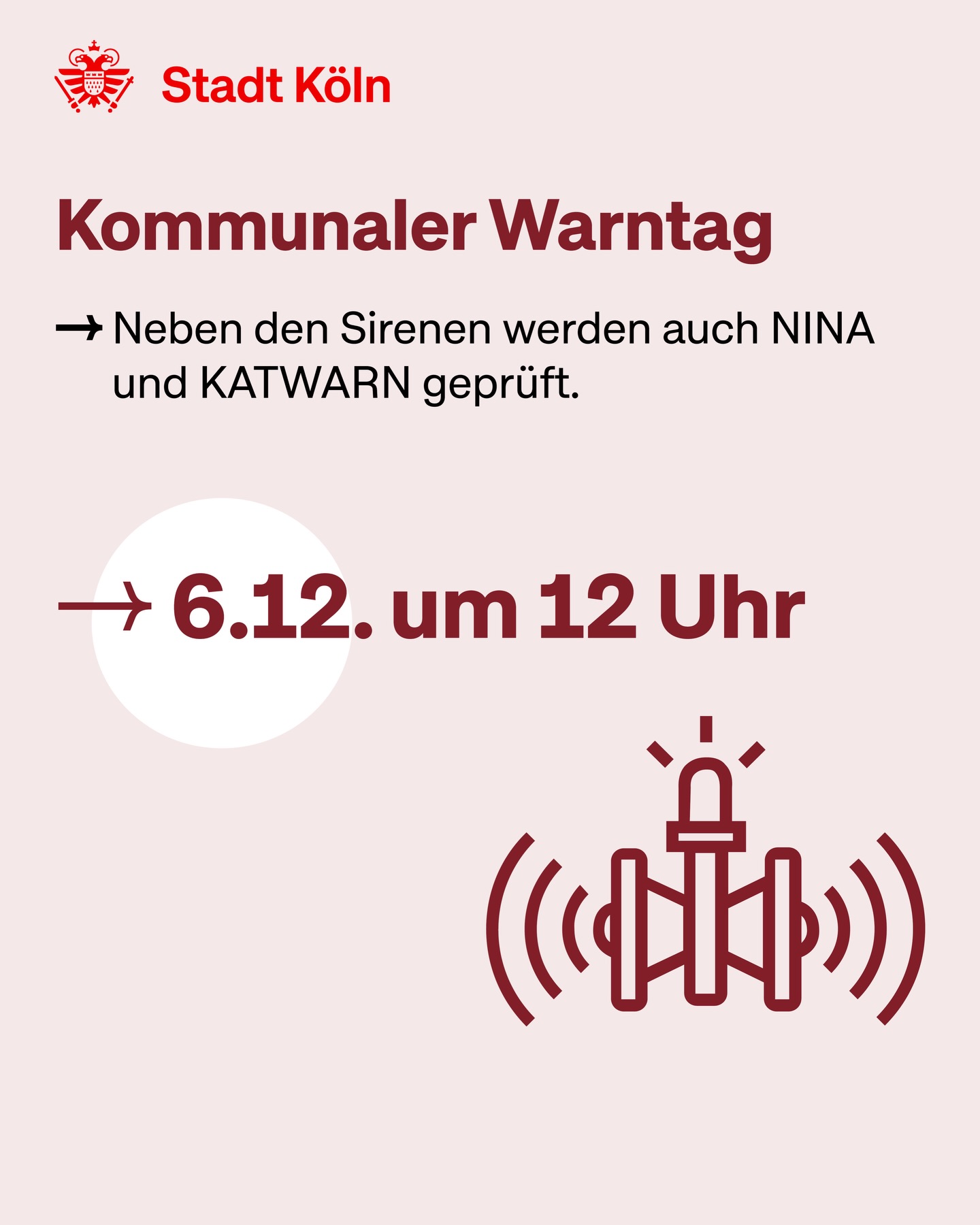 Feuerwehr - Am Samstag, 6. Dezember, um 12 Uhr heulen in Köln die ...