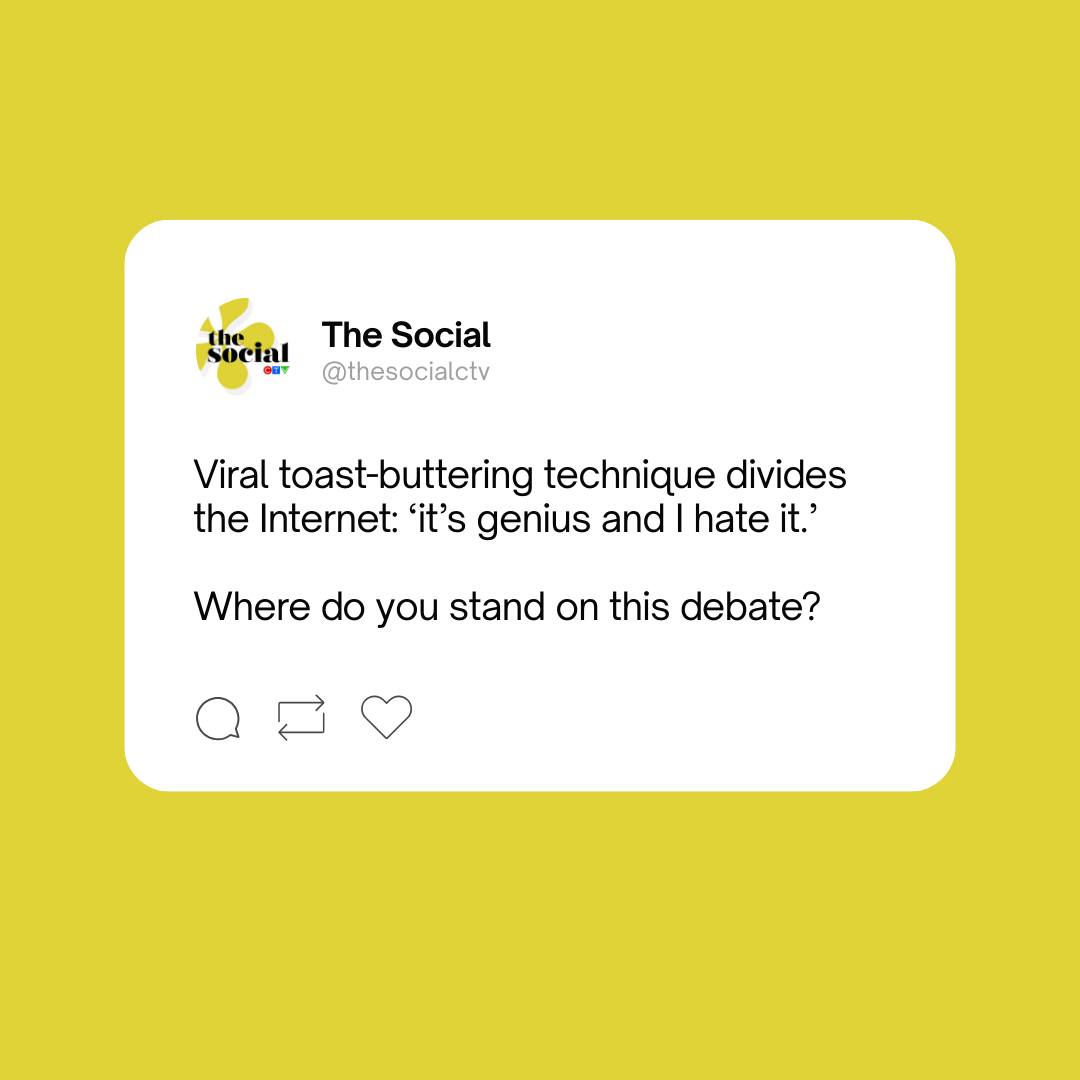 The Social - ️ Where do you stand on this online debate? ️ 'Viral Toast ...