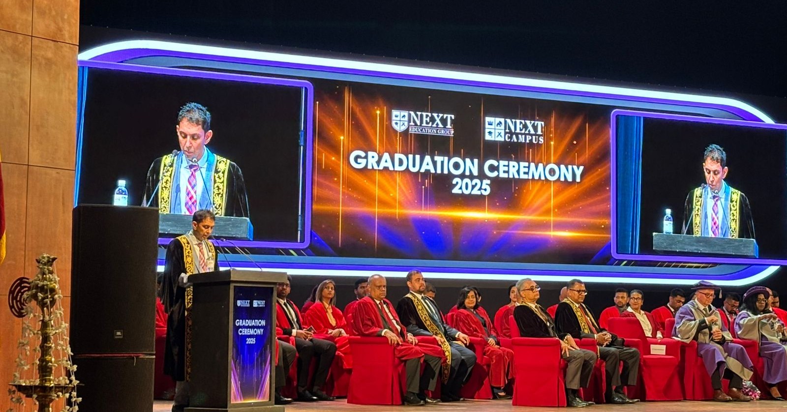 Next - A proud moment as our Chairman, Dr. Dusty Alahakoon, officially ...