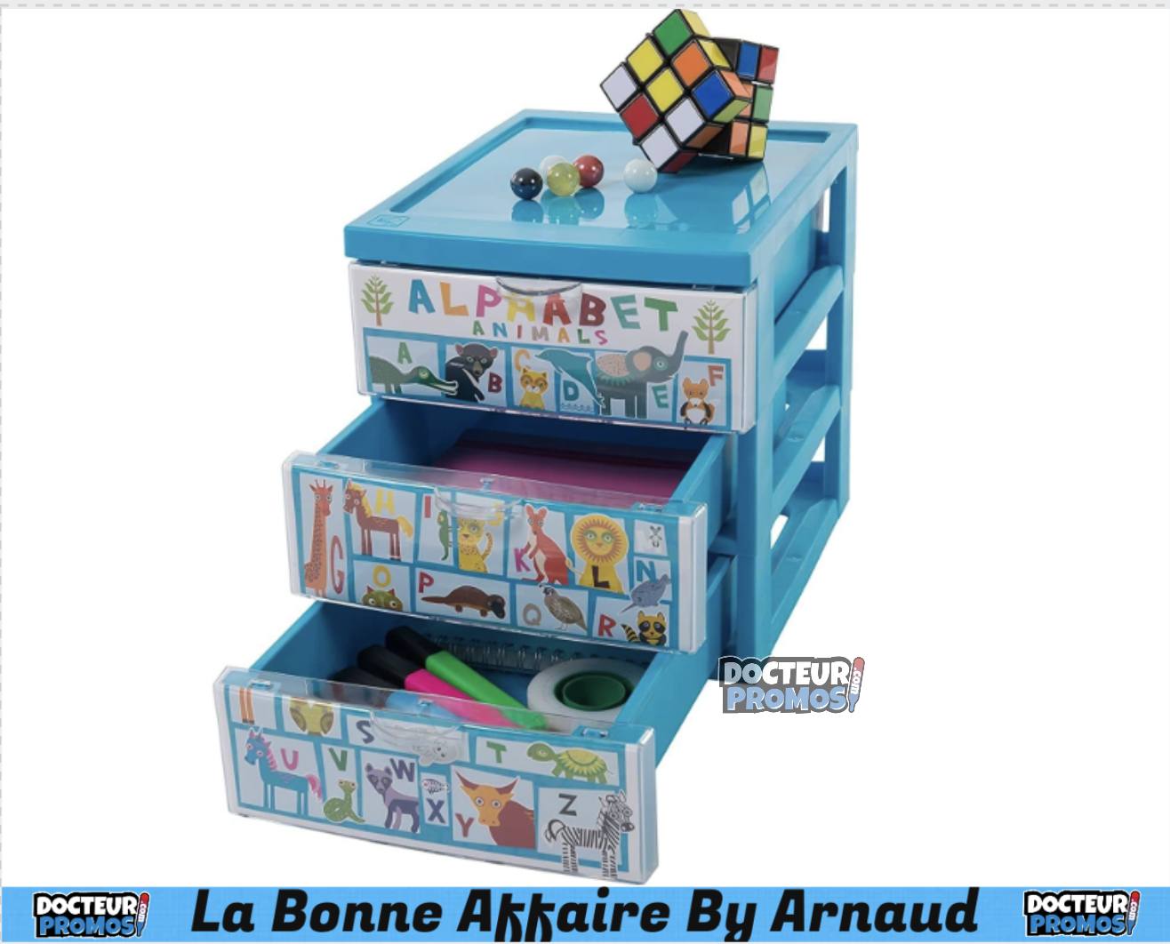 Iris Ohyama, Boite de Rangement Multi-Usages, 70L, Lot de 3, Gris, MCB-70 - Maison