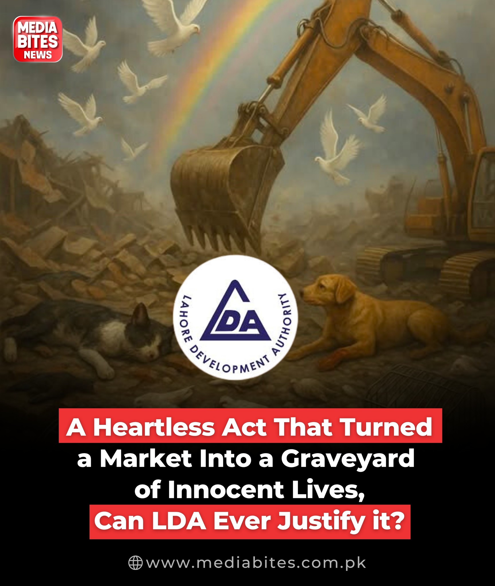 Media - 💔 LDA Just Buried Thousands Alive! 💔 Lahore witnessed one of ...