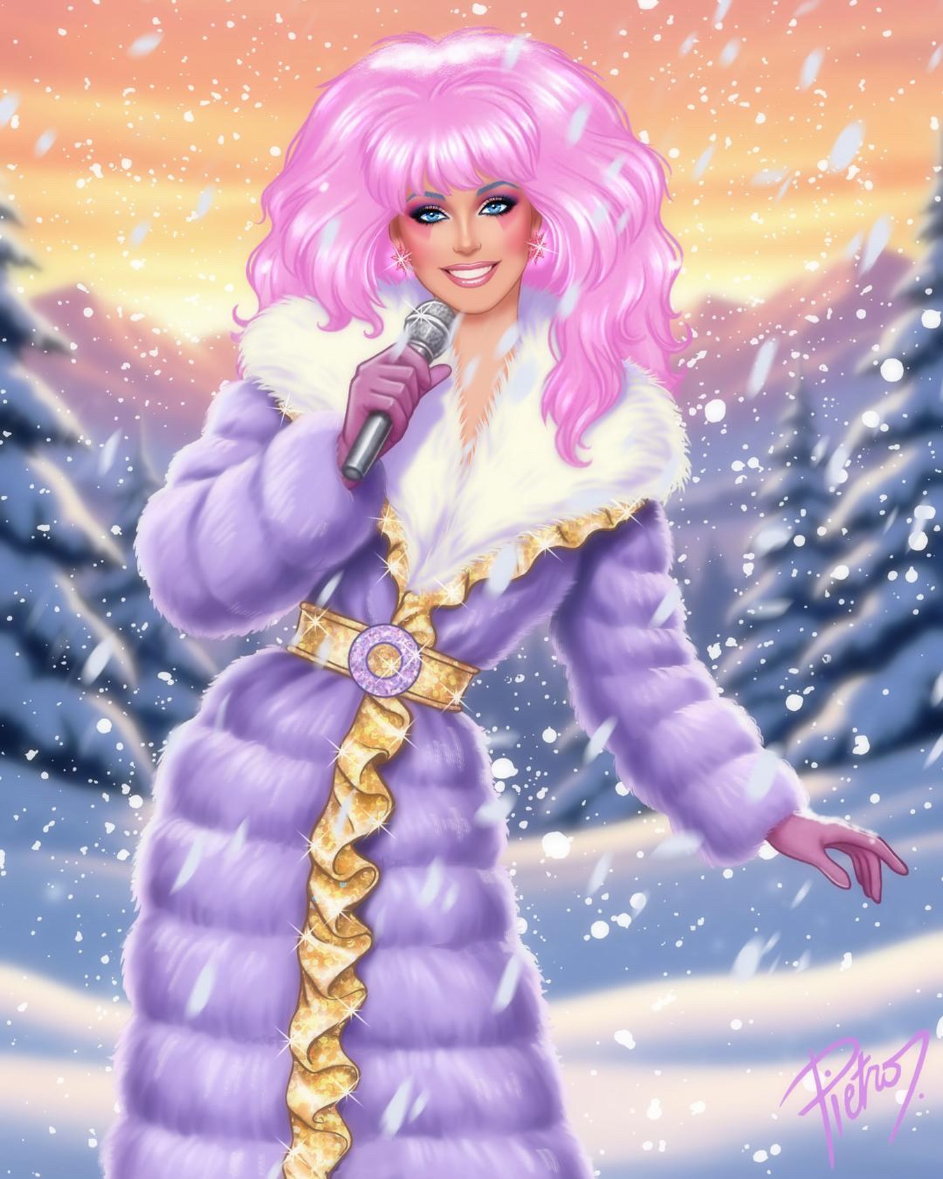 JemCon - Happy Winter Solstice, Holograms! ✨❄️ On the longest