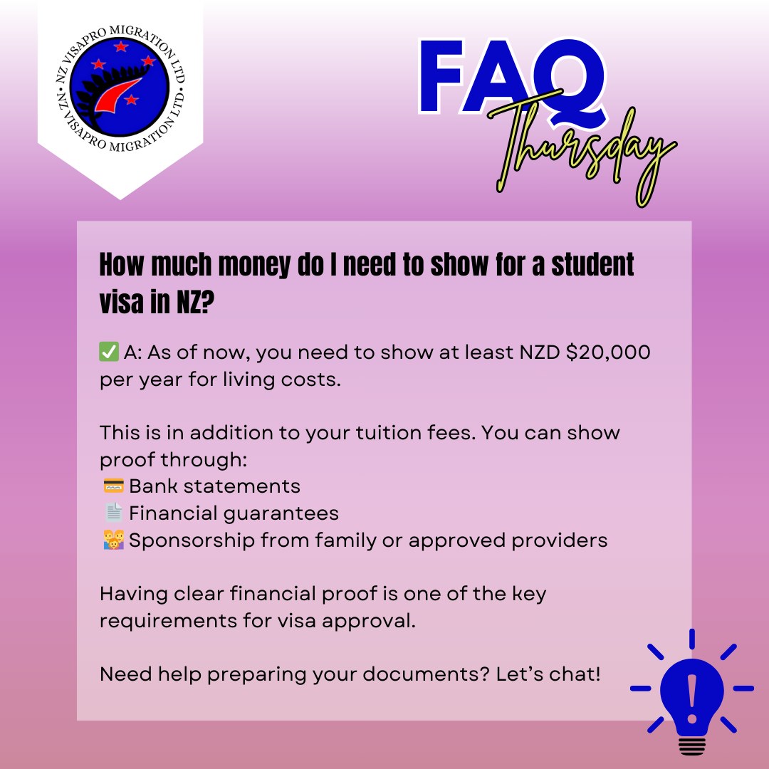 FAQ Thursday: Q: How... - NZ Visa PRO Migration Limited | Facebook