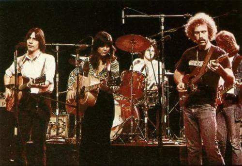 Jackson Browne, Linda Ronstadt, and The Eagles, 1970s. Photo by