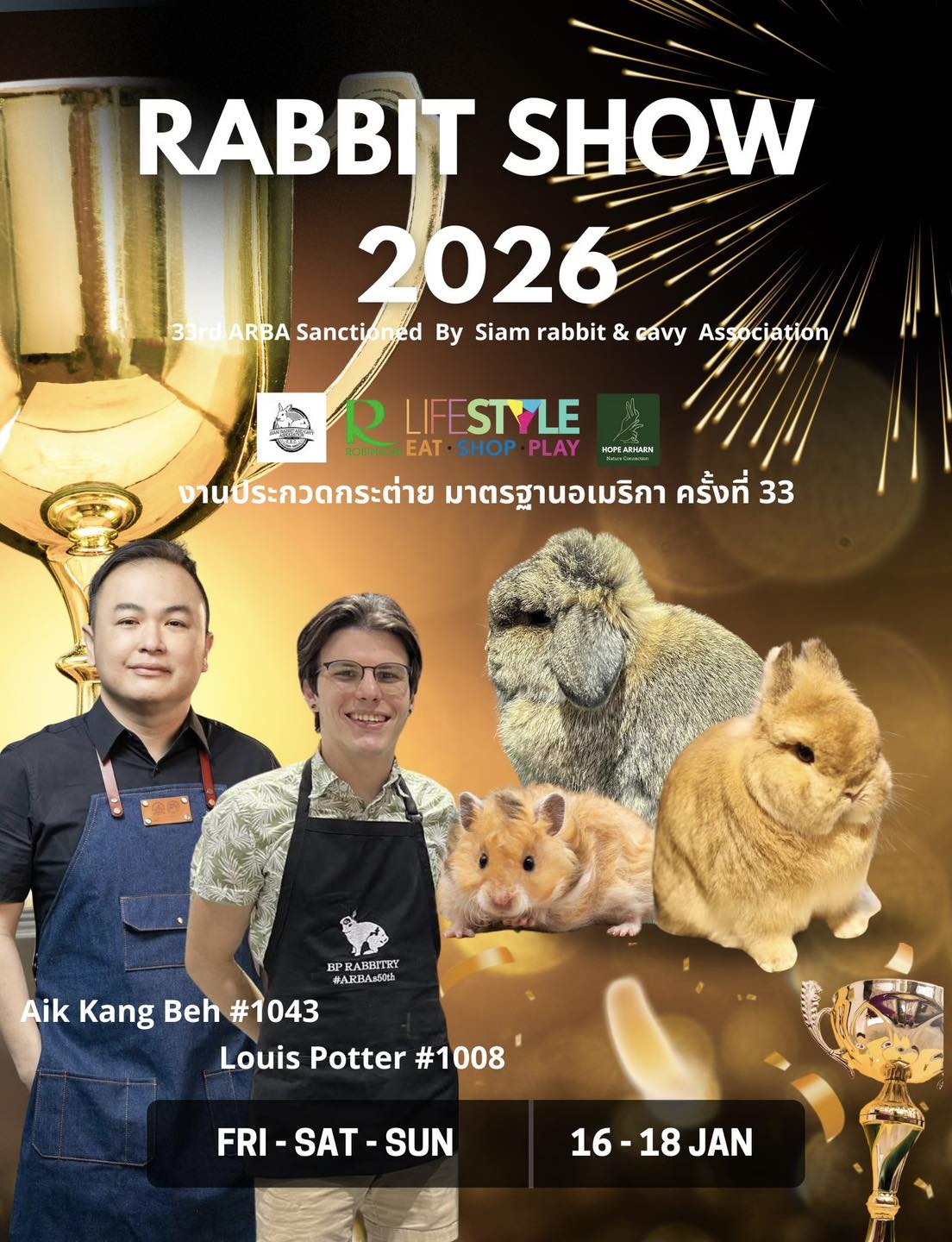 Siam Rabbit and Cavy Association - มาตรฐานสายพันธุ์ของ ARBA,ACBA ได้มี ...