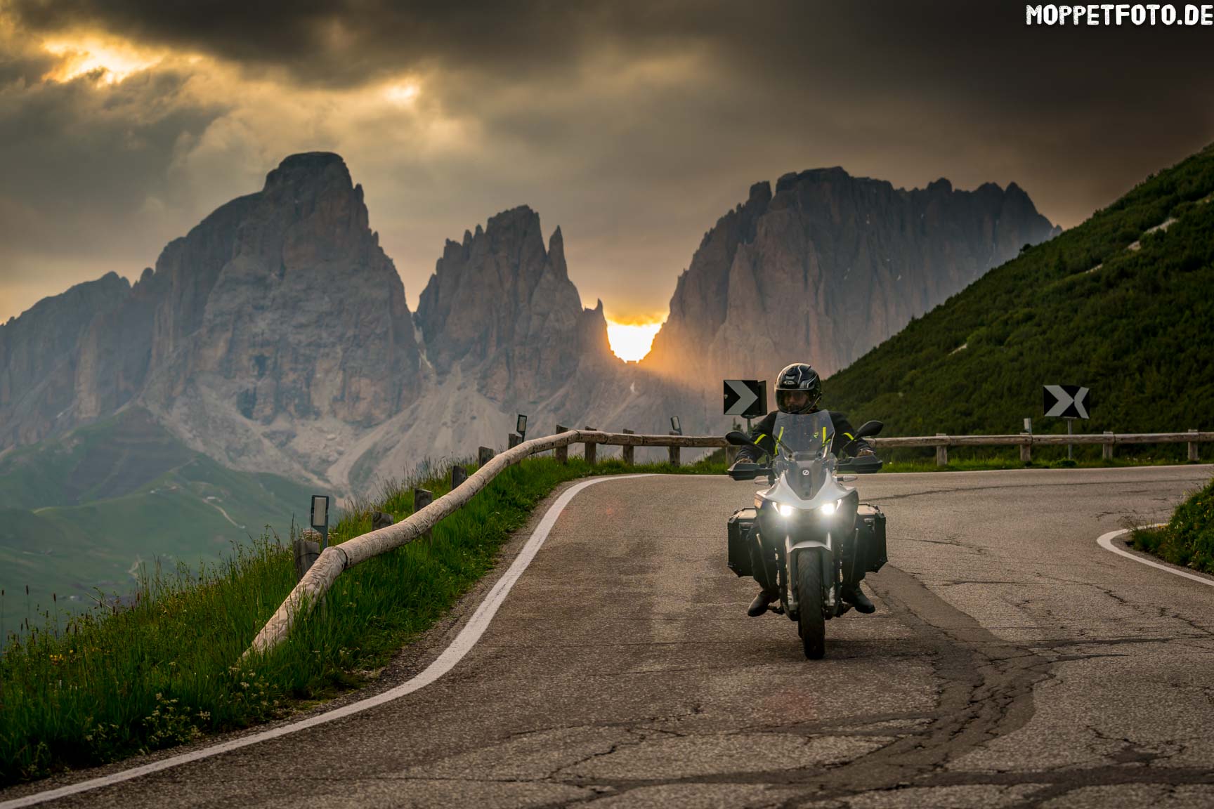 Wunderschne Motorrad Auf Drei Rder Bild