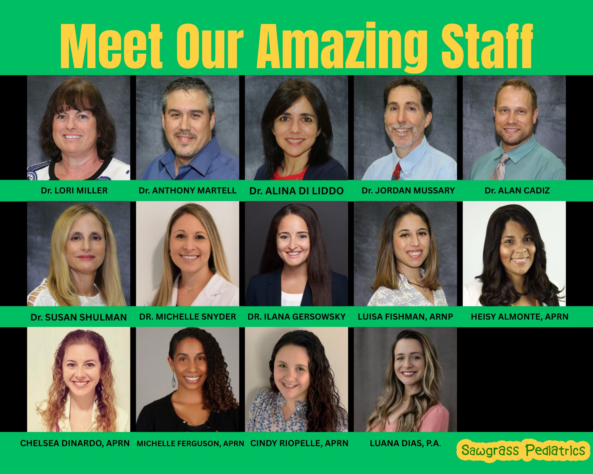 👩‍⚕️👨‍⚕️ Meet the team... - Sawgrass Pediatrics, Boca Raton | Facebook
