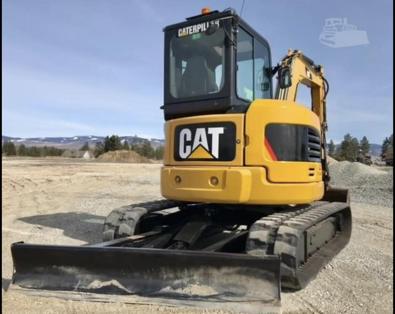 Caterpillar excavator for rent