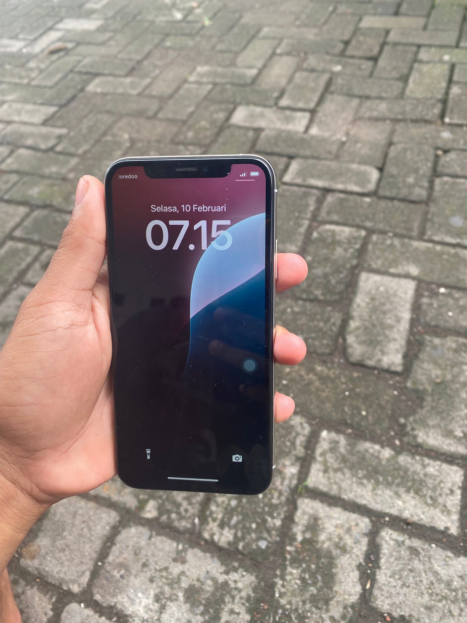 iphone xs 256gb kelengkapan hp dosbox kabel cas , jaringan indosat ...