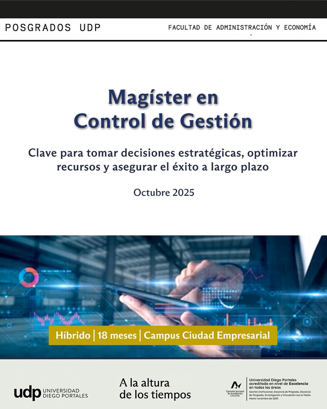 Facultad - #PosgradosUDP 🎓 El Magíster en Control de Gestión UDP ...
