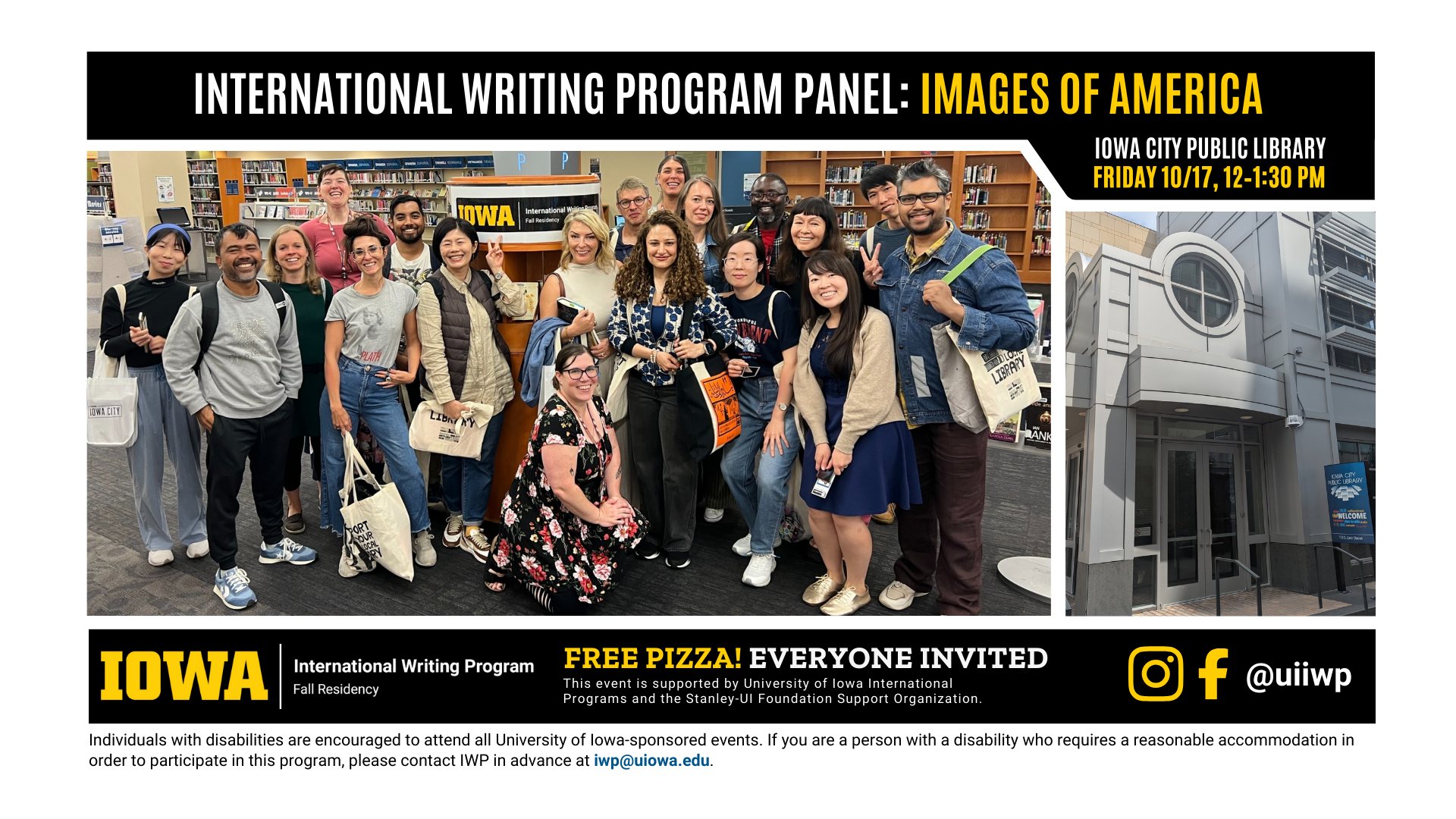 2025 UI International Writing Program Panel: Images of America