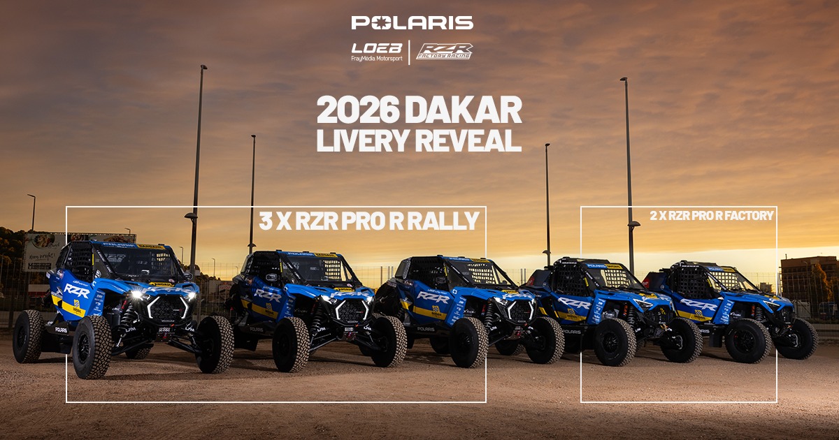 Polaris - Unveiling the 2026 livery for @loebfraymediamotorsport and ...