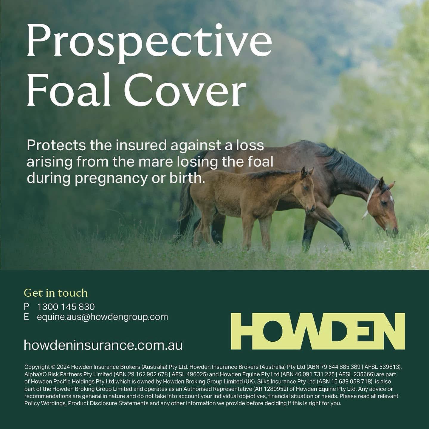 Howden Equine Australia | Sydney NSW