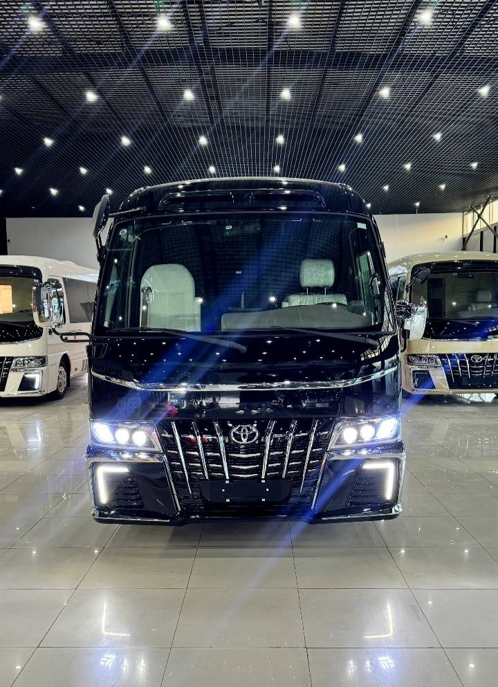 Auto - Step into luxury with the custom Toyota Coaster VIP minibus! 🚍 ...