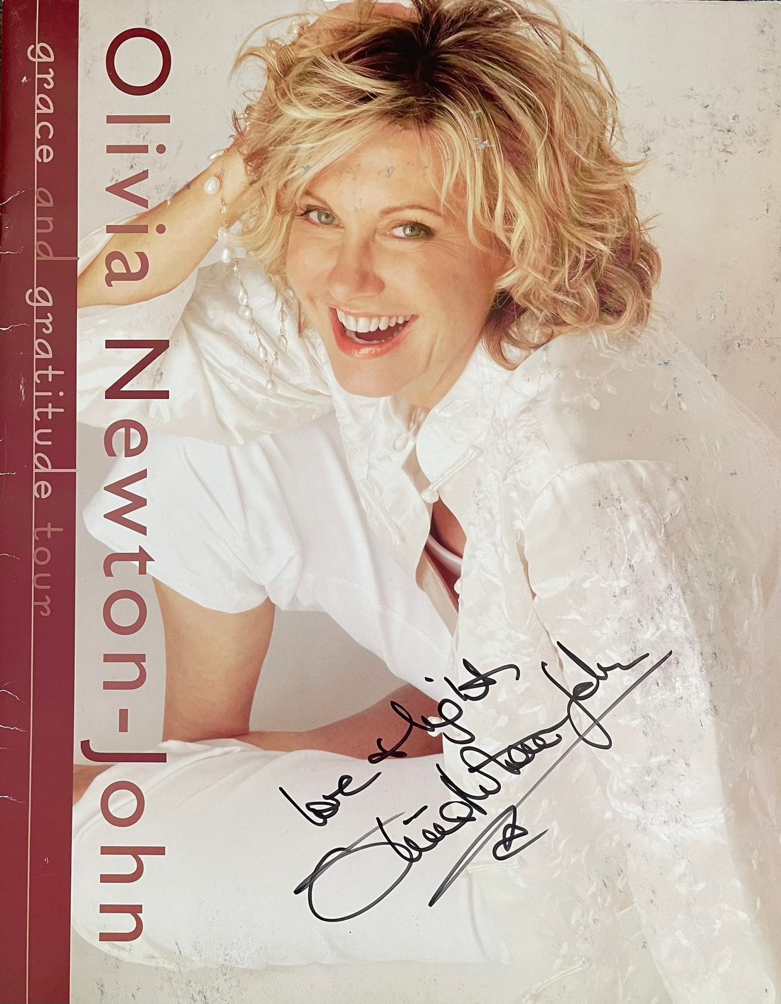 Olivia Newton-John autograph collection