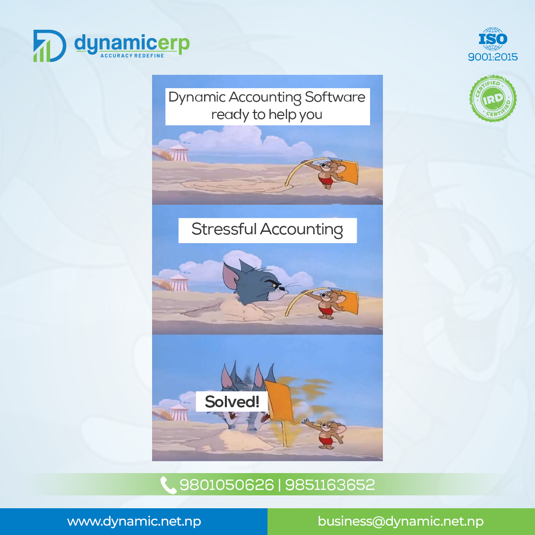 Dynamic ERP - Why fear when Dynamic Accounting Software is here! #Meme ...