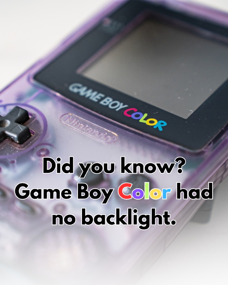 CaveGamers - 🎮 Fun Fact About the Game Boy Color! Did you know that the ...