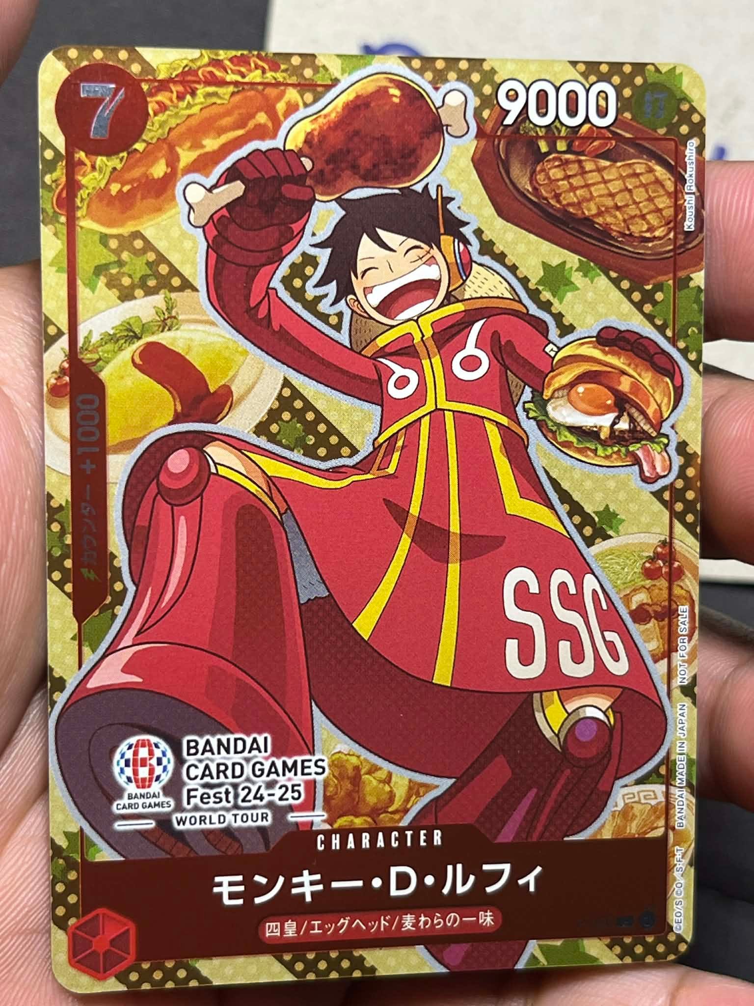 ปล่อย Monkey D. Luffy Promo Bandai Card Fest 24-25 World Tour