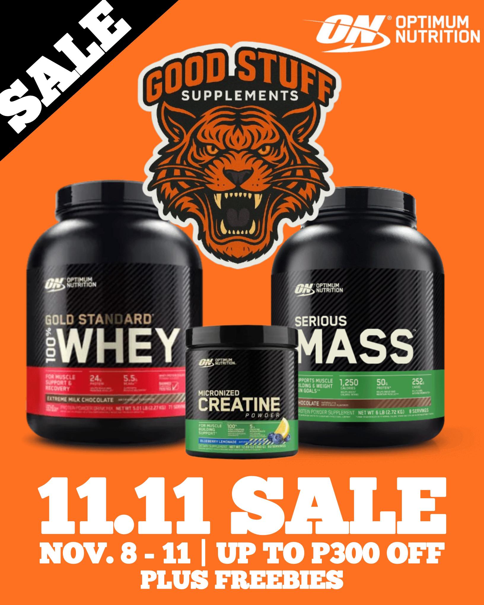 The GOOD - 📣Optimum Nutrition 11.11 BIG SALE‼️ 📍Physical Stores only‼ ...