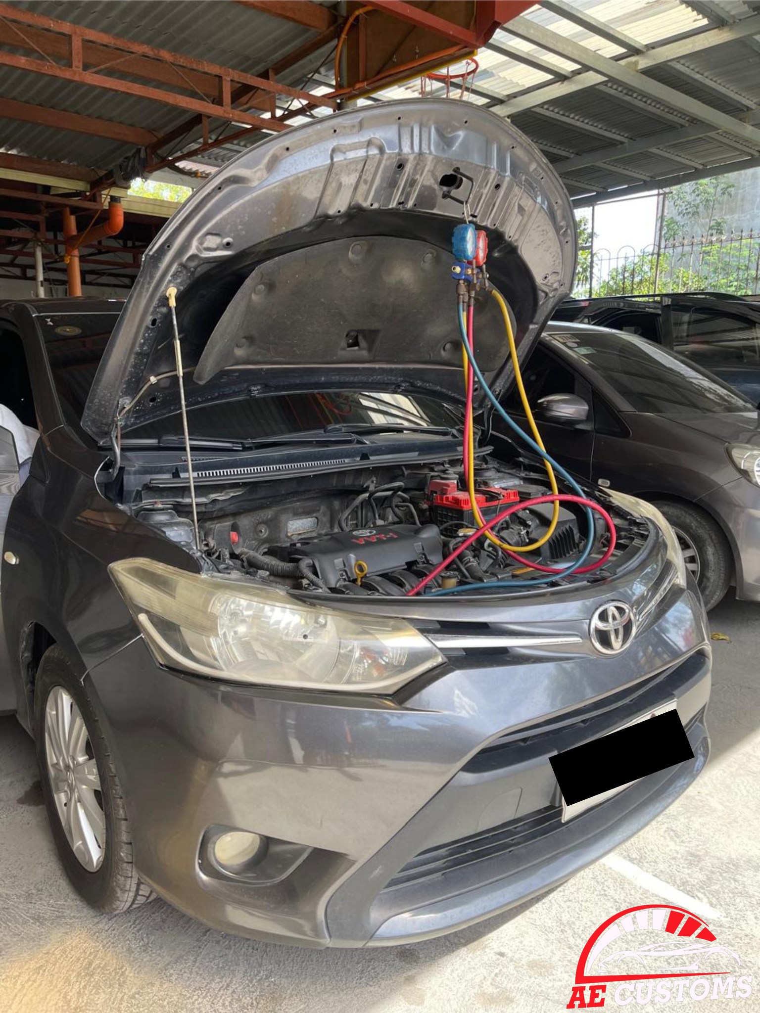 AE Customs - ️ Toyota Vios Endoscope Aircon Cleaning ️ ... | Facebook