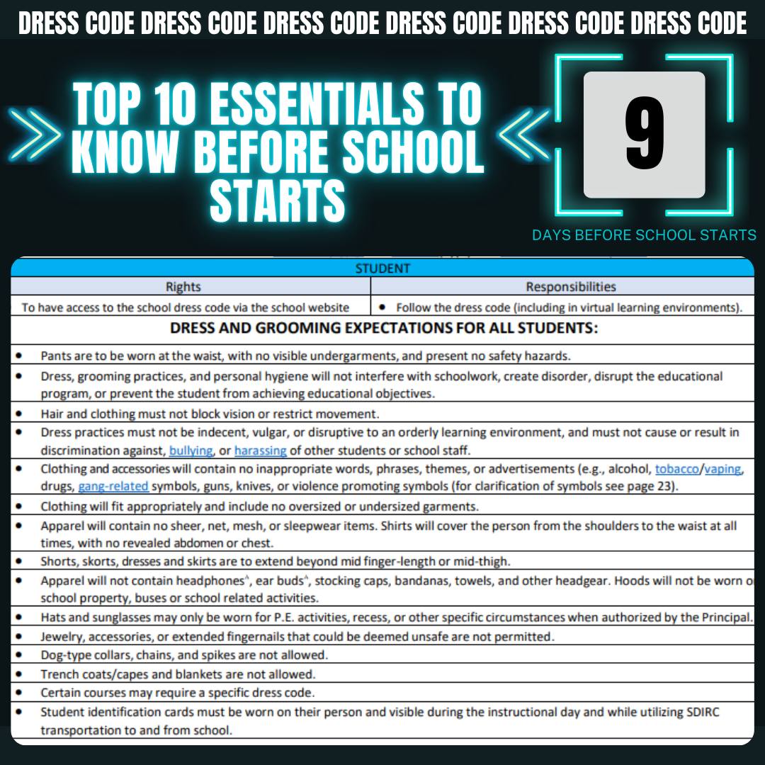 Vero Beach Middle School dress code and back to school essentials