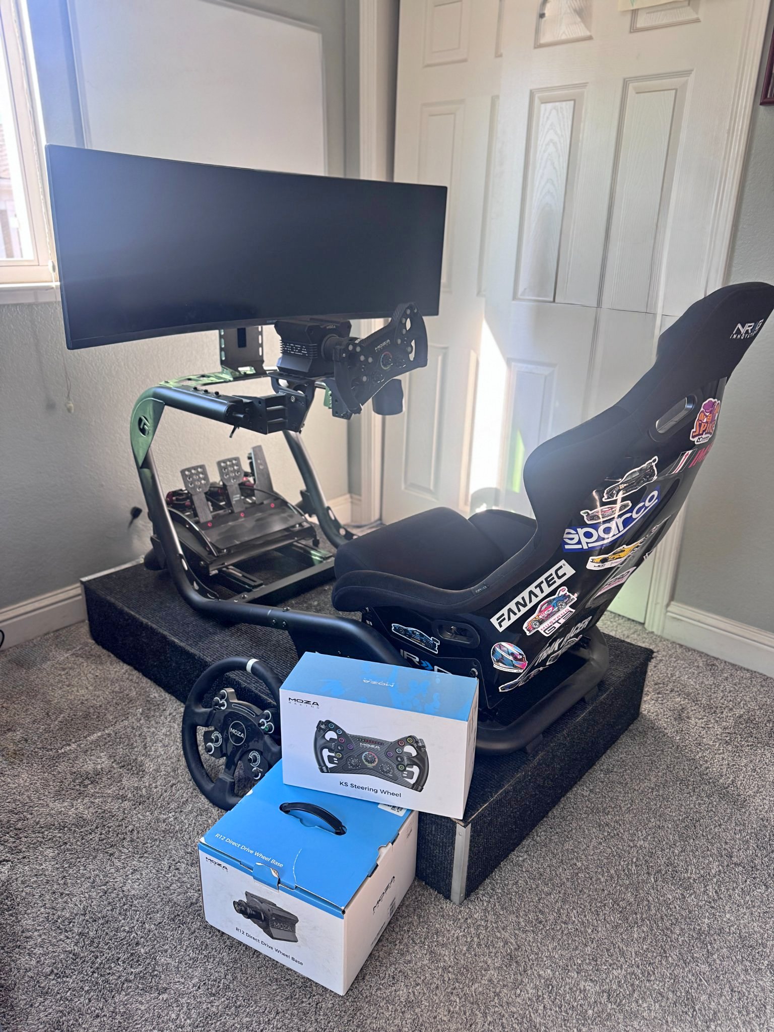 Complete Sim Racing Rig — Ready to Race - Car Suspension & Steering ...