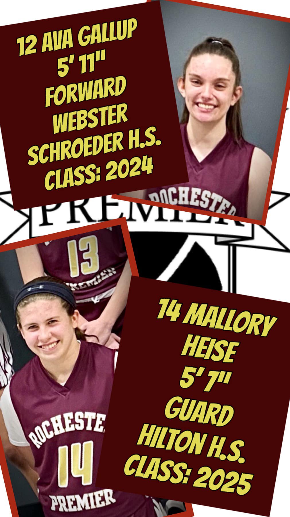 Say hello to Ava and Mallory. - Rochester Premier Basketball
