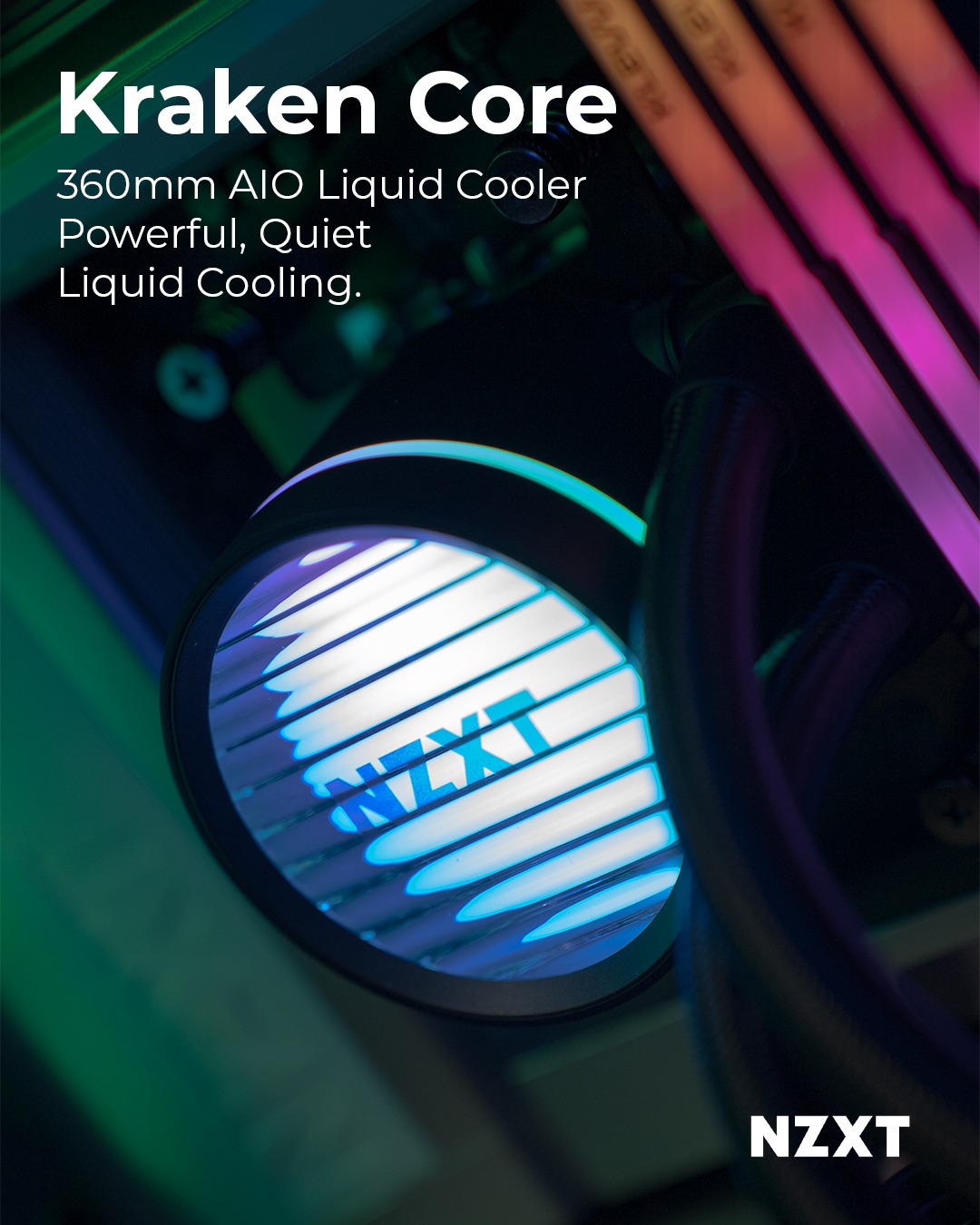 DOTATECH - Take a closer look at the NZXT Kraken Core🌈 ... what stands ...