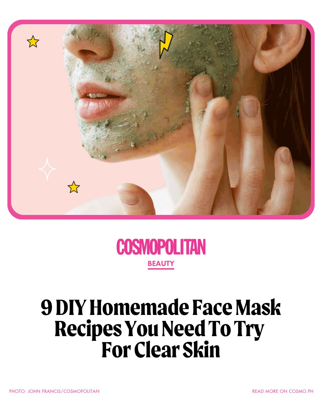 Cosmopolitan - Blackheads? Breakouts? Dry Skin? We got a DIY face mask ...
