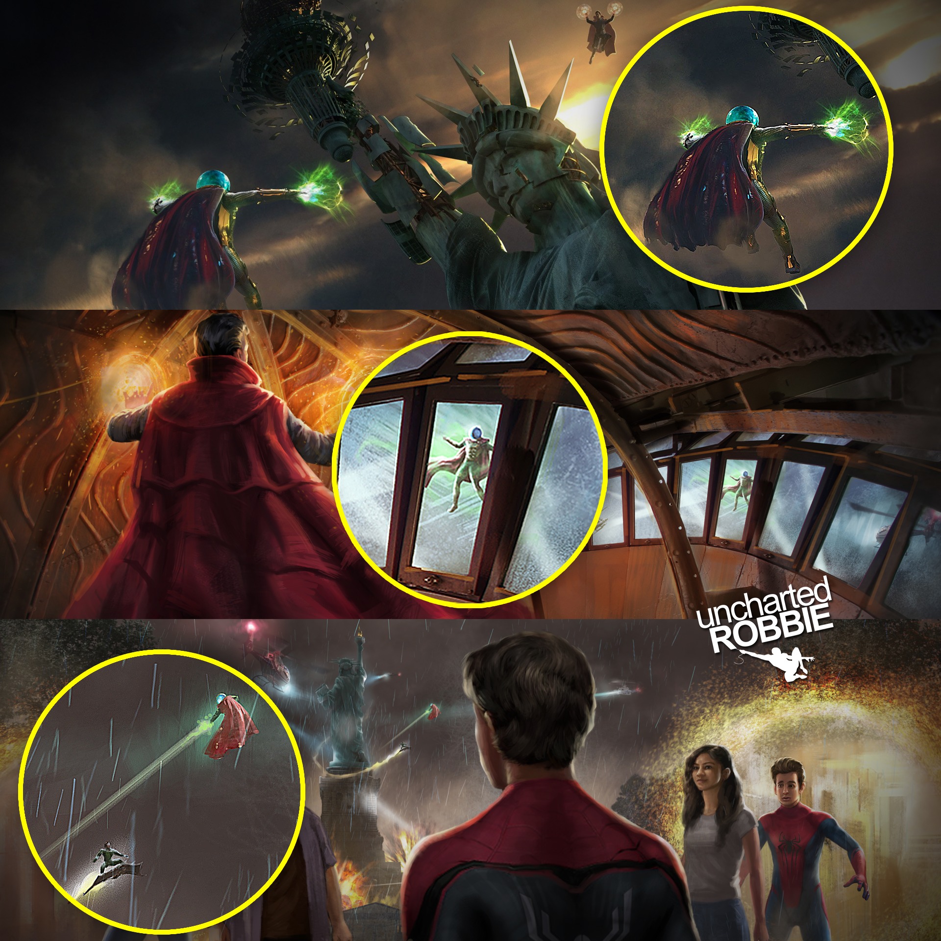 Uncharted - MYSTERIO EN NO WAY HOME (REPOST CON MAS ARTE) 🔮🕷️ Noté que ...