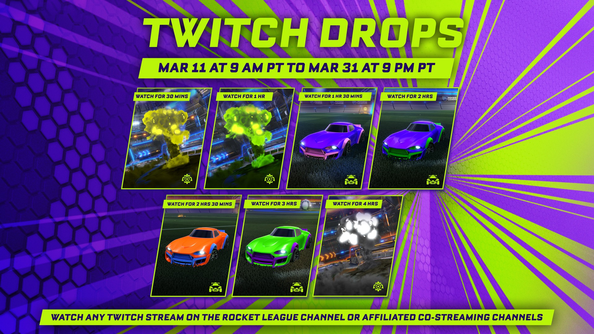 ? SEASON TWENTY-TWO DROPS ARE NOW LIVE! Watch any Rocket League 