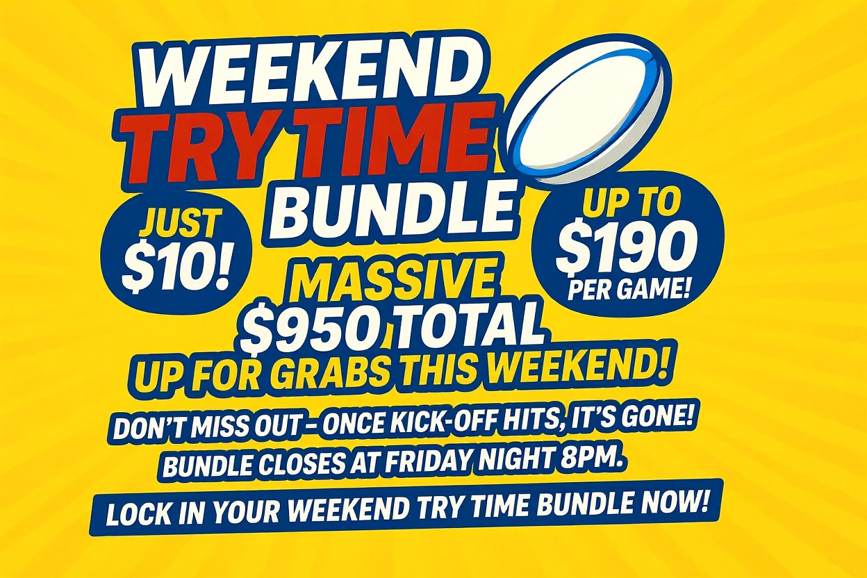 Oakey - 🔥🏉 WEEKEND TRY TIME BUNDLE IS HERE! 🏉🔥 For just $10, you’re in ...