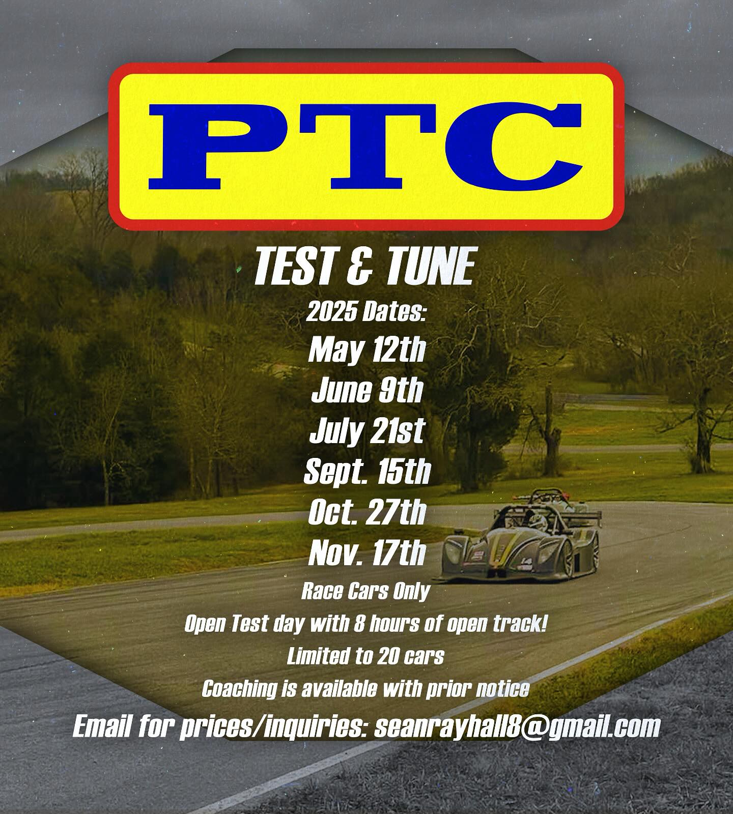 Polecat - 🚦 PTC Test & Tune Days are here! 🚦 Want 8 hours of open track ...