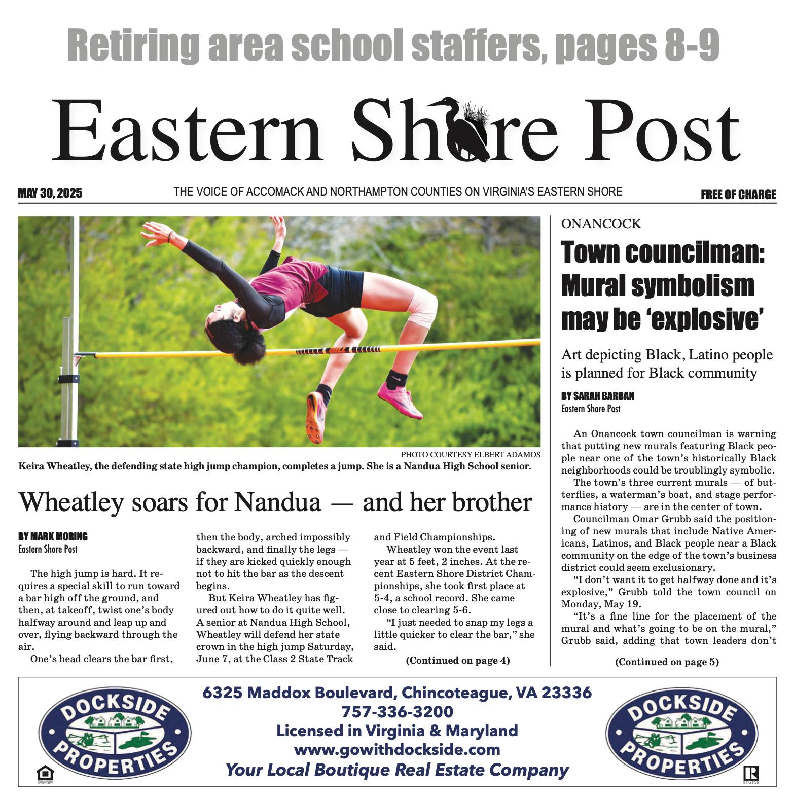 Eastern - The May 30 edition of the Eastern Shore Post is online. Click ...