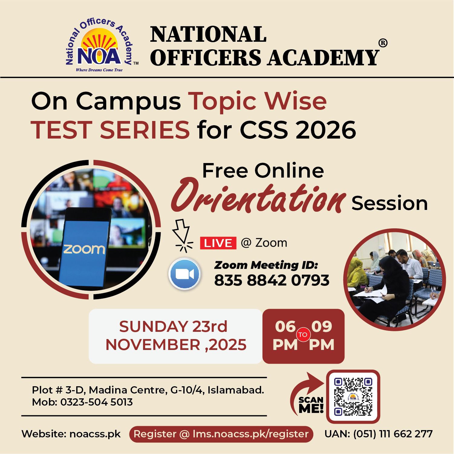 NOA- - *OnCampus Topicwise Test Series Batch for CSS-2026* (Compulsory ...