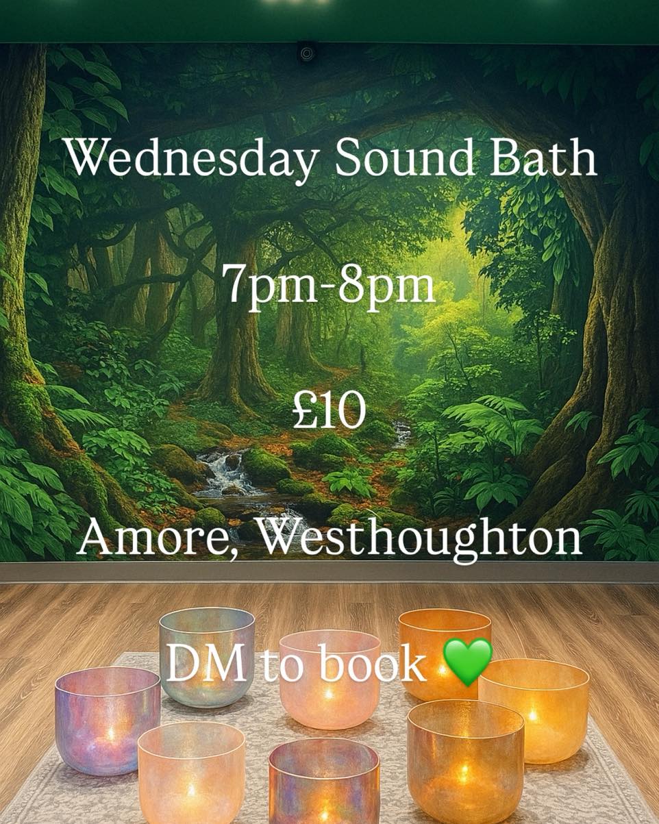 Amore - What is a sound bath? 🤔 A Sound Bath is a... | Facebook
