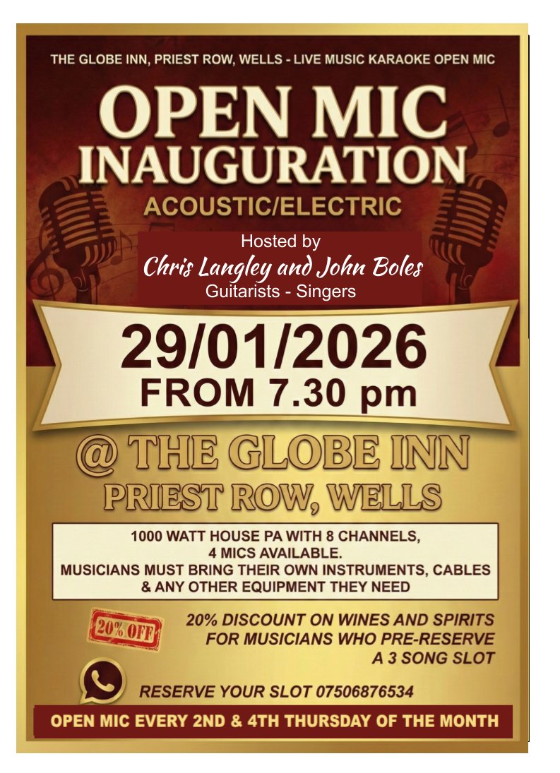 Chris - 🎤 NEW OPEN MIC ALERT! 🎤 Something big is coming to The Globe ...