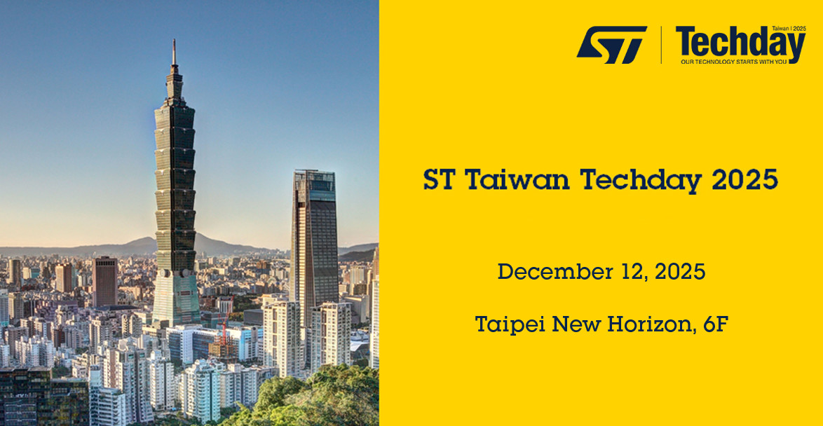 🔜 ST Taiwan #Techday 2025 is... - STMicroelectronics NV | Facebook