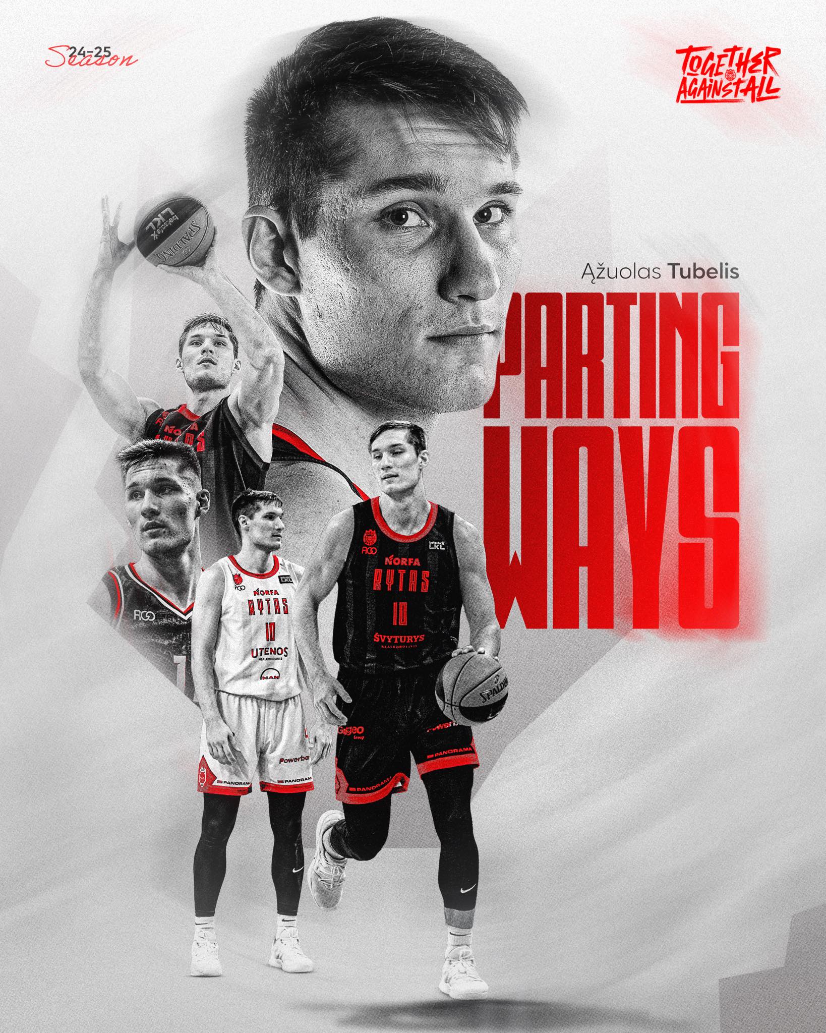 Ąžuolas Tubelis pasinaudojo kontrakte... - BC RYTAS, Vilnius | Facebook