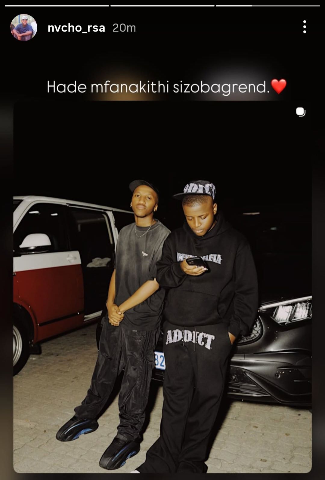 SA - Nvcho on the passing of Stixx's father 💔 