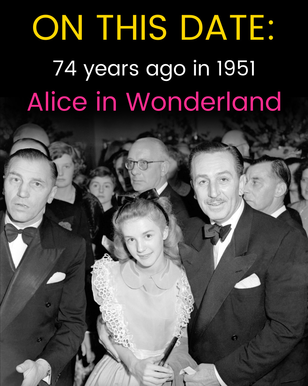 🎬 ON THIS DATE — July 26, 1951 🎩🐇 Alice... - Days Gone Disney | Facebook