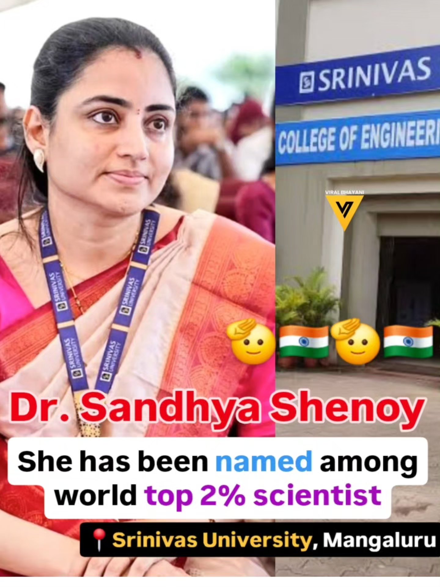 Dr. Sandhya Shenoy is recognized... - Viral Bhayani Videos | Facebook